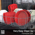 SILIVO 9.5 inch Round Nonstick Silicone Cake Molds - 2 Pack for Layer, Cheese & Chocolate Cakes...