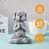Meditation Dog Statue Dachshund Statue Garden Decor Resin Zen Dog Buddha Meditation Yoga Collectibles for Patio, Terrace, Lawn and Outdoor Garden ...