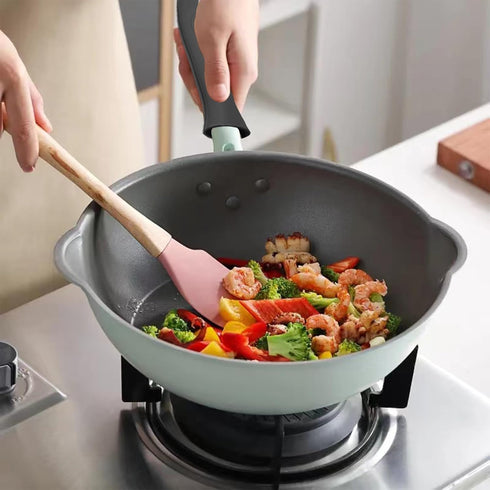 2 Pack Silicone Pan Handle Sleeve, Heat Resistant Cast Iron Skillet Handle Covers for Pots and Pans, Assist Handle Holder Grip for Kitchen Frying ...