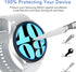 SPGUARD [2Pack Galaxy Watch 6 44mm Screen Protector, Auto-alignment Installation Kit Accessories Tempered Glass Screen Protector for ONLY Samsung ...