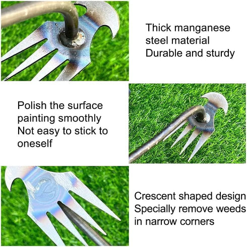 Carrie Rowe Weed Puller Tool, 2023 New Durable Garden Weed Pulling Tool, Portable Garden Weeder Tool for Vegetable Gardening Backyard Farm Plantin...