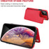 for iPhone 11 Wallet Case with Card Holder,OT ONETOP PU Leather Kickstand Card Slots Case,Double Magnetic Clasp and Durable Shockproof Cover for i...