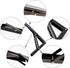 Toirxarn 8" Heavy Duty Black Folding Shelf Brackets - Steel Collapsible Bracket for Space Saving Wall Mounted Desk, DIY Workbench, Foldable Table ...