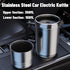 Acouto 12V Car Kettle 350Ml+150ML Stainless Steel Car Electric Heating Kettle Coffee Tea Travel Water Heating Cup...