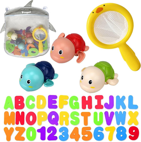 Bath Toys for Toddlers 1-3 - Mold Free Bath Toys Baby Pool Toys Toddler Age 1-2-4 Bath Toys for Infants 6-12 Months 1 2 3 4 Year Old Girl Boys Gif...