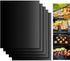 Dailyart 19x15inch Grill Mats for Outdoor Grill, Set of 5 100% Non-stick Teflon Grill Mat, Upgraded & Enlarged Reusable Grill Mats for Grilling, B...