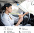 Hands Free Cell Phone Car Kit, Bluetooth 5.0 in Car Speakerphone with Visor Clip, Siri Google Voice Command Support,Built in Mic, Support 2 Phones...