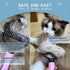 Pet Grooming Brush Double-Sided Undercoat Rake for Dogs & Cats - Shedding and Dematting Comb for Dogs &Gentle Deshedding Brush Glove Grooming kit ...