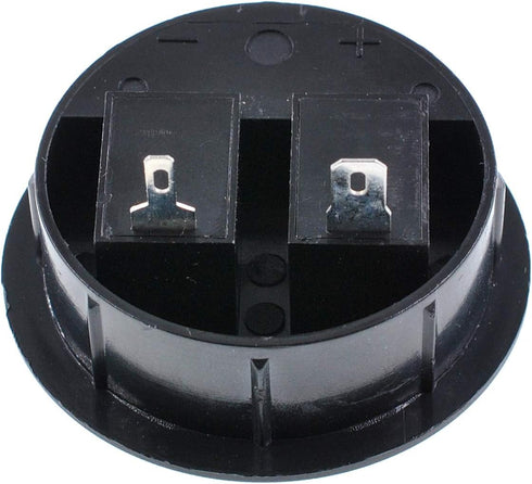 Oiyagai 5 Pack Speaker Terminal Cup Round Spring-Loaded Binding Post 2-Pin Push Connectors, 2.188" Panel Mount for DIY Speaker Cabinet, Home Audio...