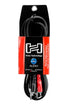 Hosa Stereo INTERCONNECT Cable, RCA 1/4" Male, Black, 3.3 Feet (HOS CPR201)...
