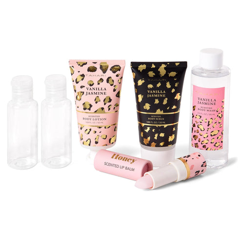 Tahari Spa Gift Set for Women, Vanilla Jasmine Spa Set, Bath Kit for Women Gift Set Includes Body Lotion, Body Wash, Hand Cream, Lotion Gift Set f...