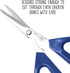 Joyce Chen Original Unlimited Kitchen Scissors All Purpose Kitchen Shears With Comfortable Handles, Blue, 2 Pack...