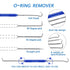 1280 Pcs 24 Size Rubber O-Ring Assortment Kit with Pick and Hook Set for Pressure Washer Faucet Plumbing OD 6mm-28mm...