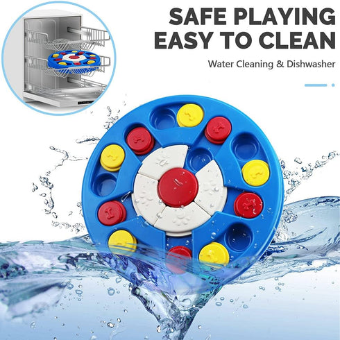 Dog Puzzle Toy, Interactive Dog Game, Mentally Stimulating Treat Dispenser for Large Dogs, Food Grade Material, Sequential Skills, Portable...