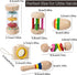 Toddler Musical Instruments, Wooden Percussion Instruments Toys, Eco-Friendly Rattle Music Set for Kids Boys Girls - Preschool Early Educational M...