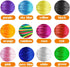 Ewpats 12 Bundles Nylon String for Bracelet,Jewelry Making Satin Cord 1.5mm 252 Yard Satin Rattail Nylon Cord for Friendship Bracelets,Macrame,Key...