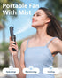 SWEETFULL Misting Fan, Handheld Personal Mister Fan, Small Fan Rechargeable, Mini Spray Water Mist Fan, Kids Women Portable Fan For Travel, Outdoo...