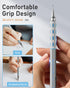 Nicpro 3 Pack Blocky Gear 0.7 mm Metal Mechanical Pencils Set with Case, Lead Drafting Pencil with 8 Tube (480PCS) Lead Refills(HB 2B), 4 Erasers,...