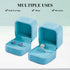 Parts Express 2 Pack Velvet Ring Boxes, Earring Pendant Jewelry Case, Ring Earrings Gift Boxes, Jewellry Display...
