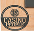 Pavilion Gift Company - Casino People - 9.5" x 7.5" Photo Picture Frame Self-Standing Casino Gambling Gambler Money Desk Home Decor...