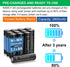 Rechargeable AA Batteries, Double AA Battery for Long-Lasting Power, All-Purpose Pre-Charged Household Batteries, Batteries AA Size for Household ...