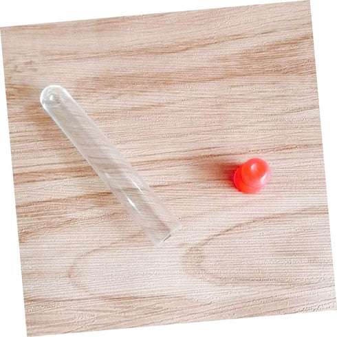 10 Pcs Organizer Craft Storage Containers Storage Container for Small Parts Clear Jar Sewing Tube Bottles for Beads Torage Desktop...