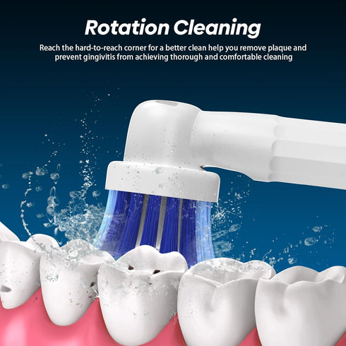 Replacement Heads Compatible with Oral B Braun, Electric Toothbrush Refills Heads Compatible with OralB Pro 1000, 9600, 500, 3000, 8000, 7000, Sen...