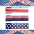 Patriotic Wired Ribbon Red and White Ribbon, Red Ribbon Red White Blue Ribbon Wired, 4th of July Ribbon for Memorial Day Independence Day, Summer ...