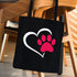 Dog Paw Stencils, Small and Large Bear Heart Paw Stencil Template Reusable Stencils for Painting on Wood Wall Furniture Home Decor (9 pcs paw)...