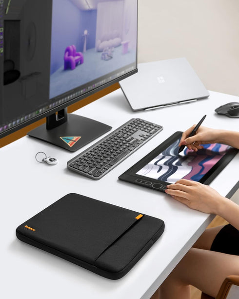 tomtoc 360° Protective Laptop Sleeve for 13-inch New Surface Pro 11th, Copilot+PC 2024, Surface Pro 10/9/8/X with Signature Keyboard/X Keyboard, S...