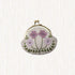 1 Set Coin Purse Embroidery Pouch Making Kit Lock Embroidery Tool DIY Coin Bag (Purple Flower Style)...