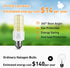 ZP A19 Led Light Bulb 300W Equivalent 40W Bulbs 5000 Lumen 5000K Cool Daylight White E26/E27 Base Waterproof Lighting for Outdoor Indoor Garage Wa...
