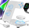 Wireless Charger 3 in 1,Aluminum Alloy Wireless Charging Stand 18W Fast Charging for iPhone 15/14/13/12/11/Pro/Max/XS/XR/X/8, iWatch9/8/7/6/5/4/3/...