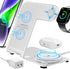 Wireless Charger 3 in 1,Aluminum Alloy Wireless Charging Stand 18W Fast Charging for iPhone 15/14/13/12/11/Pro/Max/XS/XR/X/8, iWatch9/8/7/6/5/4/3/...