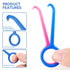 DLENP 25PCS Aligner Remover Tool, 5 Colors Clear Aligner Removal Tool for Invisalign Removable Retainers, Aligners,Braces Removal Kit...