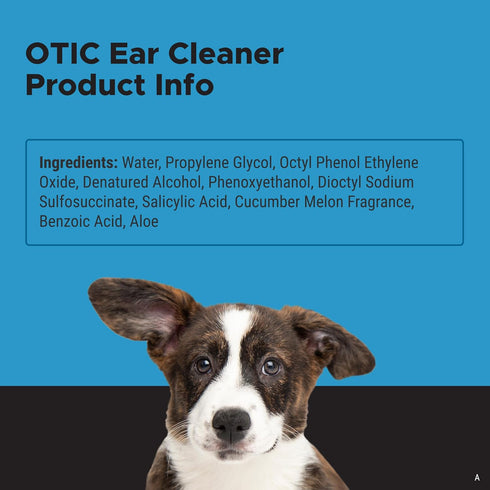 Pet Honesty OTIC Dog Ear Cleaner & Ear Health Support - Advanced Solution to Help Reduce Itching, Redness, Odor, Debris & Wax, Irritation & Inflam...