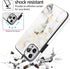 White Golden Marble Case Compatible with iPhone 13/12 Pro Max Flip Wallet Case with Card Holder Kickstand Slim Fit Sleeve with Card Slots Protecti...