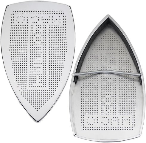 FQTANJU 2PCS Cover Iron Shoe for Electric Iron, Aluminum Ironing Shoe Compatible with Most Electric Steam Iron, Ironing Aid Board Protect Fabrics ...