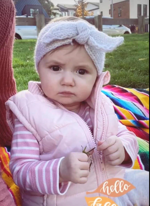 IZUS Turban Headband Baby Girl - Warm Rabbit Knot Hair Band, Knit Head Wrap for Newborn, Toddler and Children (One Size (Fit for 2 months to 7 Yea...