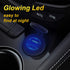 12V USB Outlet - 90W(Max) Dual Ports QC4.0 PD & Quick Charge3.0 Car Charger Socket with LED Indicator - Waterproof USB C Port for Car Boat Marine ...