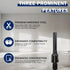 5/8"-11 Male Thread to 1/2" Hex Shank Core Drill Bit Adapter | Premium Hardened Steel Converter for Concrete Core Bit | Convenient Coring Drill | ...