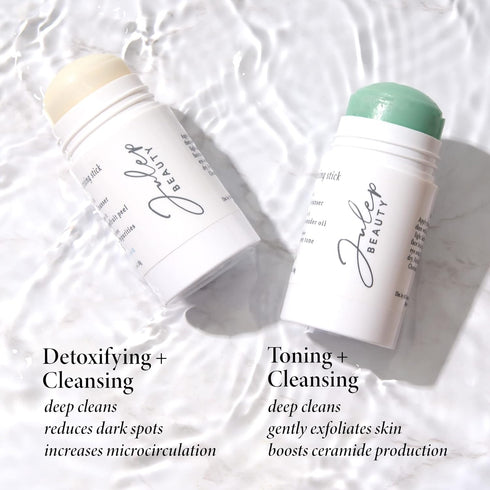 Julep Toning + Cleansing Exfoliating Makeup Removing Face Cleanser Stick with Lavender Oil Soothing Dry Skin Cleanser with Lavender Oil...