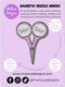 Meloca Designs Embroidery Scissors Needle Minder for Cross Stitch, Embroidery, Sewing, Quilting, Needlework and Haberdashery...