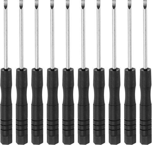 uxcell Mini Slotted Screwdriver, 2.0mm Flat Head for Watch Eyeglasses Electronics Repair, 10 Pcs...