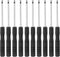 uxcell Mini Slotted Screwdriver, 2.0mm Flat Head for Watch Eyeglasses Electronics Repair, 10 Pcs...