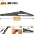 AUTOBOO 12 Inch Rear Wiper Blade Replacement for Mercedes Benz ML350/550/55 GL450/550,GLS450/550,GLE350/400 GLK350, G63 R-Class,Nissan Pathfinder,...