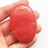 Cherry Quartz Oval Palm Pocket Healing Crystal Massage Spa Energy Stone,Healing Crystal for Therapy Geometry Chakra Balancing...