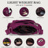 WITERY Nylon Crossboby Bags for Women - Waterproof Zipper Multi-Pocket Crossboby Purse Lightweight Shoulder Bag...