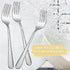 TeamFar Toddler Forks, Stainless Steel Toddler Utensil Silverware Baby Forks for Self Feeding at Home & Preschool, Healthy & Non Toxic, Mirror Pol...