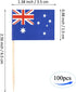 JBCD Australia Toothpick Flag Australian Mini Small Cupcake Topper Flags, 100pcs...